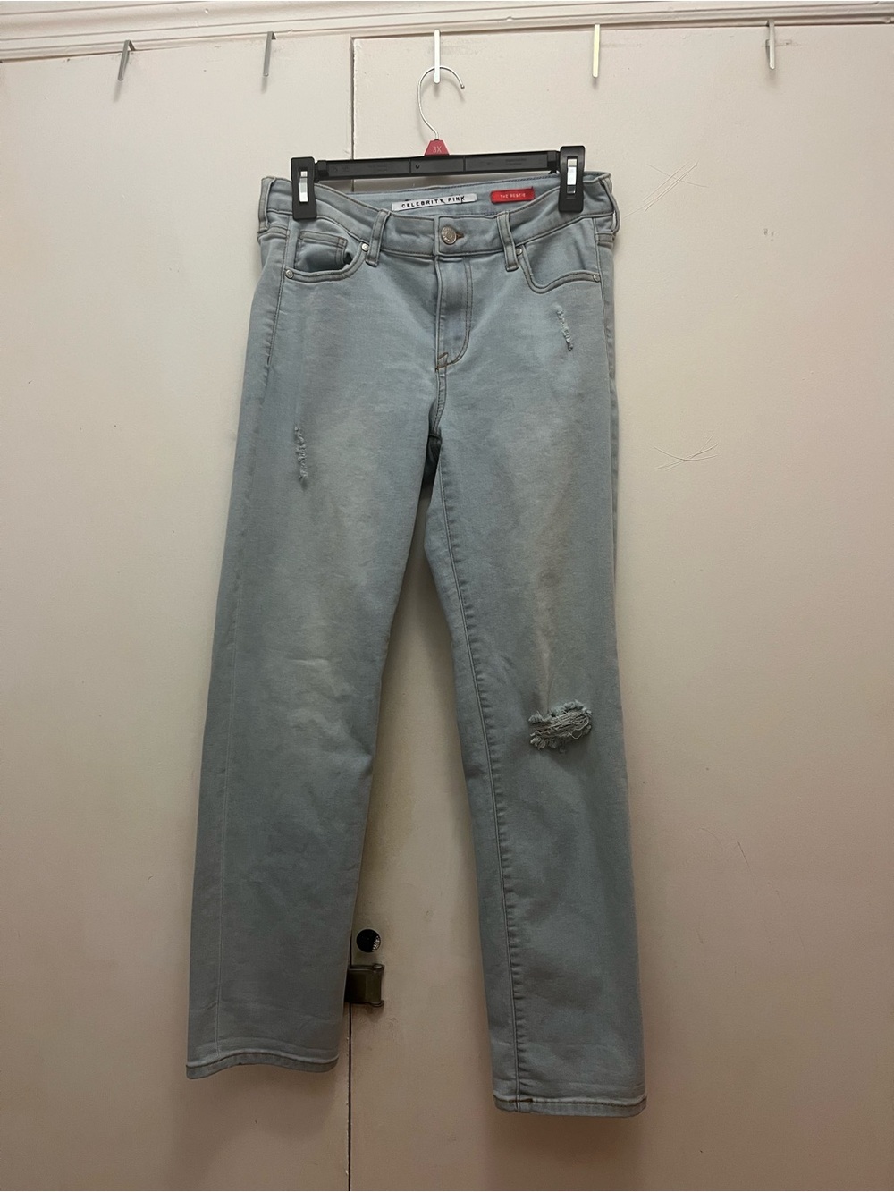 Celebrity Pink Light Wash Straight Leg Jeans - Picture 1 of 4